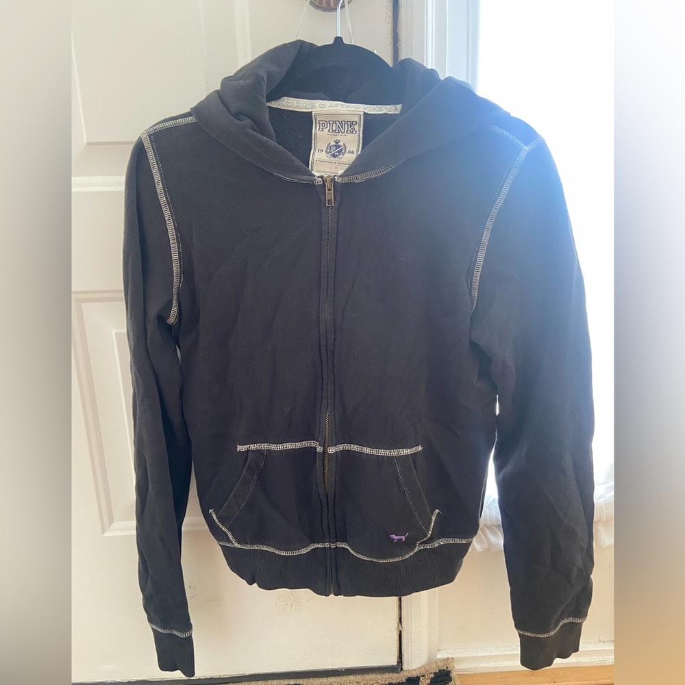 VS Pink Hoodie Zip Up